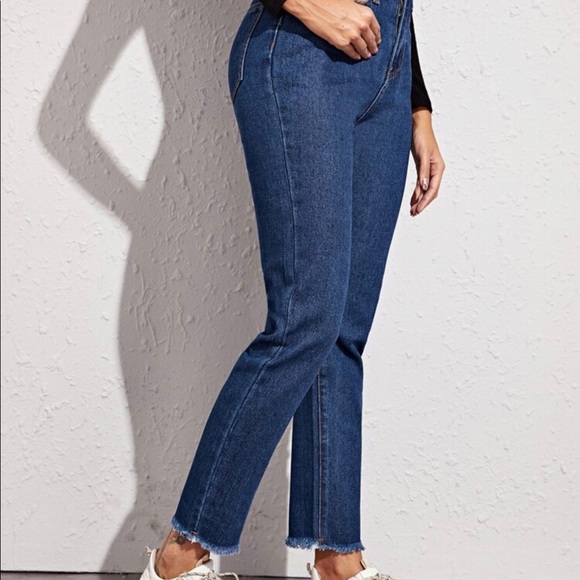 SHEIN button fly jeans NEW - Picture 2 of 5